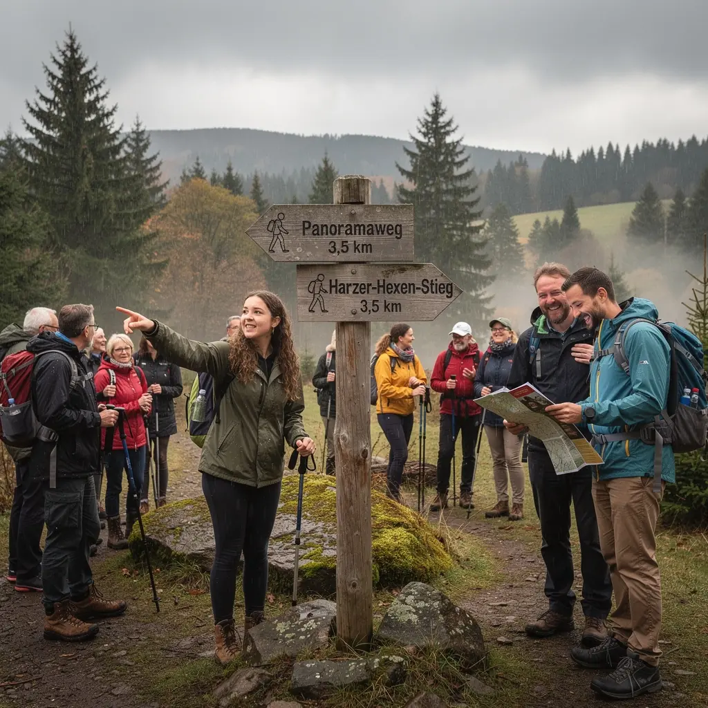 Reisende genießen ein Picknick am Ufer eines malerischen deutschen Sees.