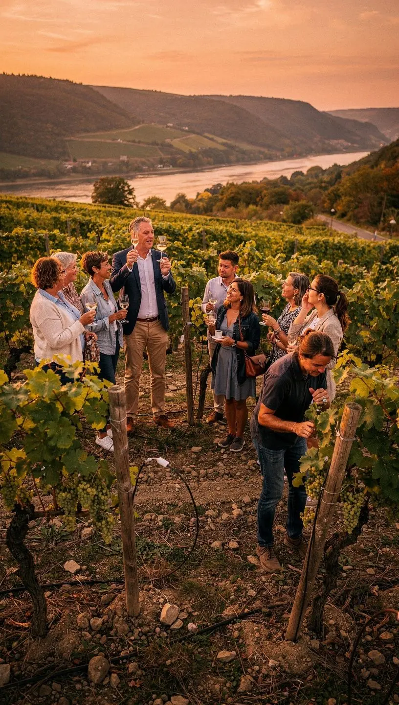 Ein traditionelles deutsches Fest mit fröhlichen Menschen, die lokale Spezialitäten genießen.